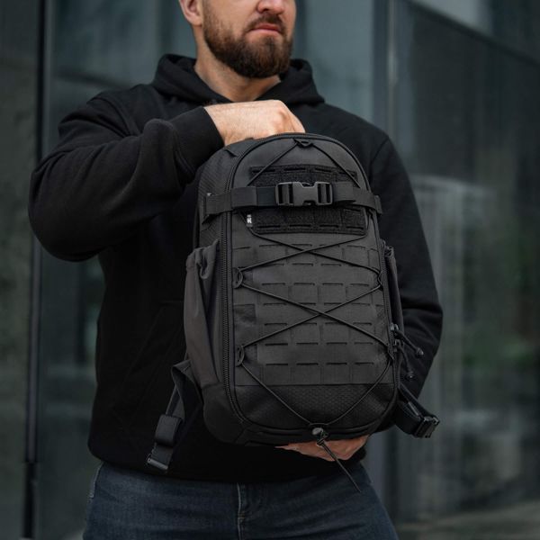 M-Tac рюкзак Sturm з ергономічними лямками Elite Black 10467002 фото