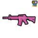 M-Tac нашивка M4A1 3D PVC Pink 51121034 фото
