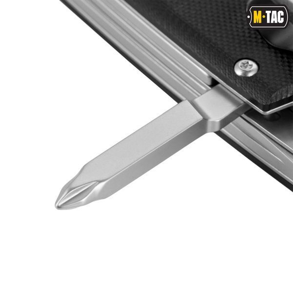 M-Tac ніж складаний Type 9 (6 інструментів) Black/Steel 60081000 фото