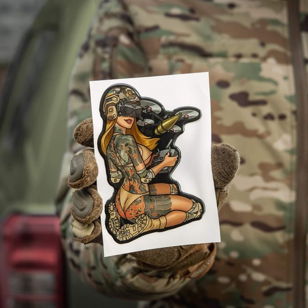 M-Tac наклейка об'ємна Tactical girl №6 Якудза 51470001 фото