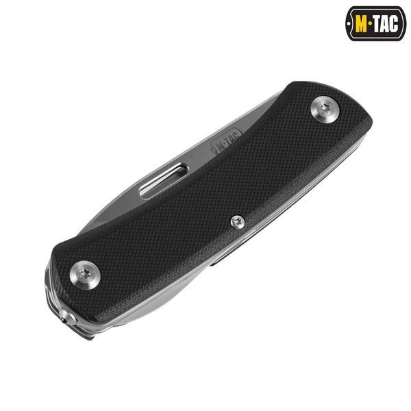 M-Tac ніж складаний Type 9 (6 інструментів) Black/Steel 60081000 фото
