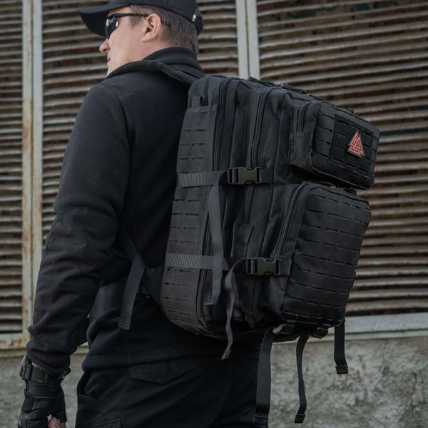 M-Tac рюкзак Large Assault Pack Laser Cut Black 10335002 фото