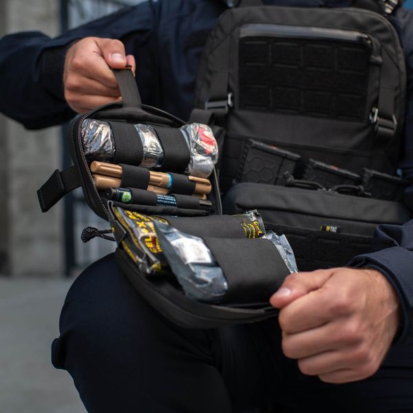 M-Tac підсумок медичний горизонтальний Large Elite Black 10238002 фото