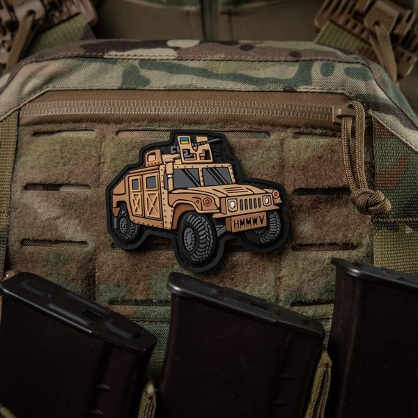 M-Tac нашивка HMMWV (PVC) coyote 51348351 фото