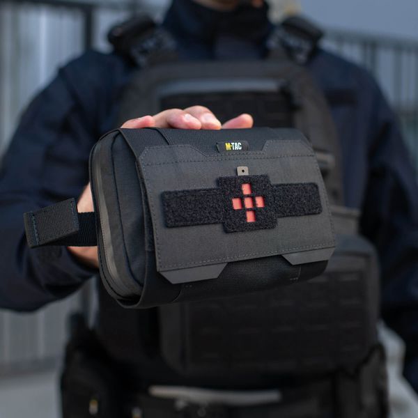 M-Tac підсумок медичний горизонтальний Large Elite Black 10238002 фото