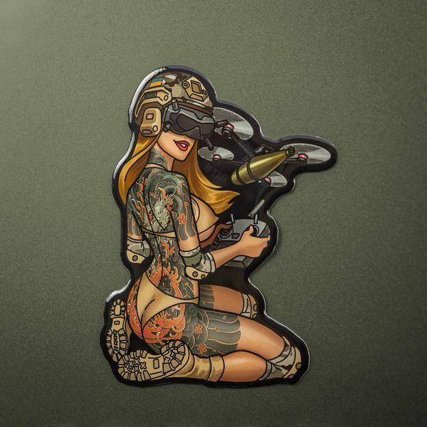 M-Tac наклейка об'ємна Tactical girl №6 Якудза 51470001 фото
