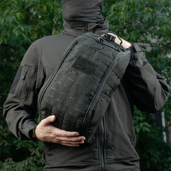 M-Tac рюкзак однолямочний Armadillo Black GB0611-BK фото