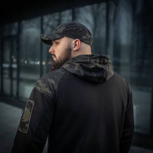 M-Tac кофта Hoodie Combat Black Multicam 20520208_XS фото