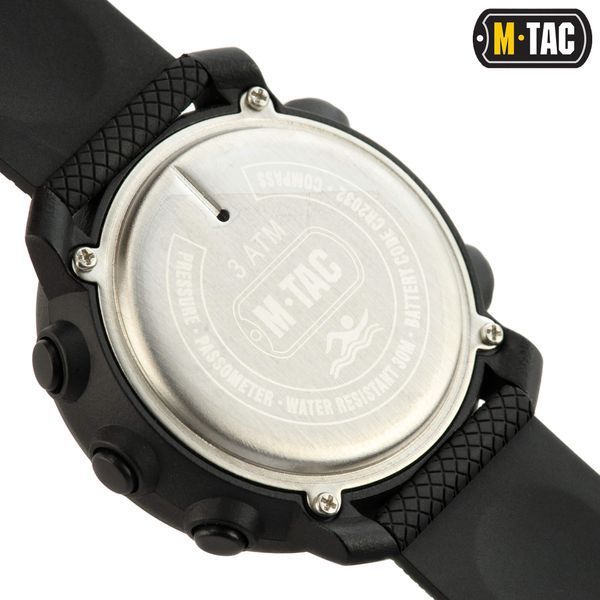 M-Tac годинник тактичний мультифункціональний Black 50004002 фото