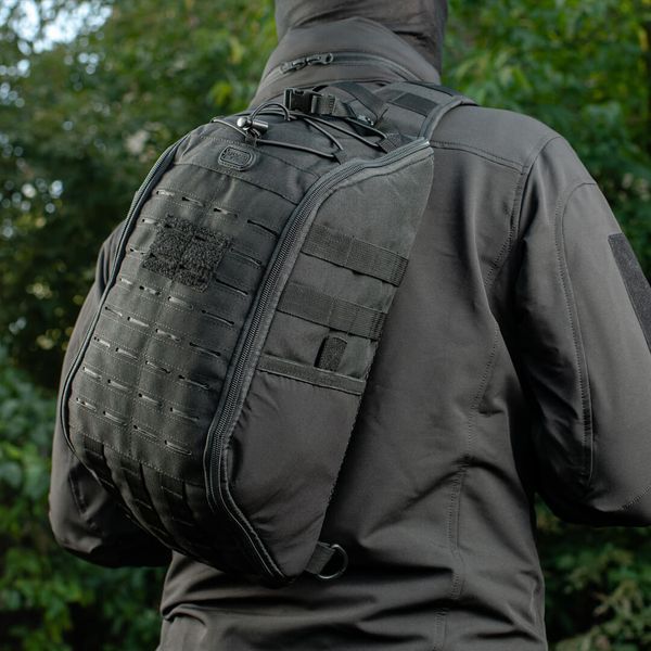 M-Tac рюкзак однолямочний Armadillo Black GB0611-BK фото