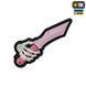 M-Tac нашивка Skeleton Knife PVC Pink 51575012 фото