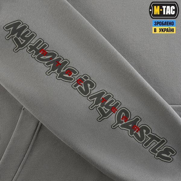 M-Tac кофта Hoodie My Home is my Castle Oversize Hard Light Grey 20113011_XS фото
