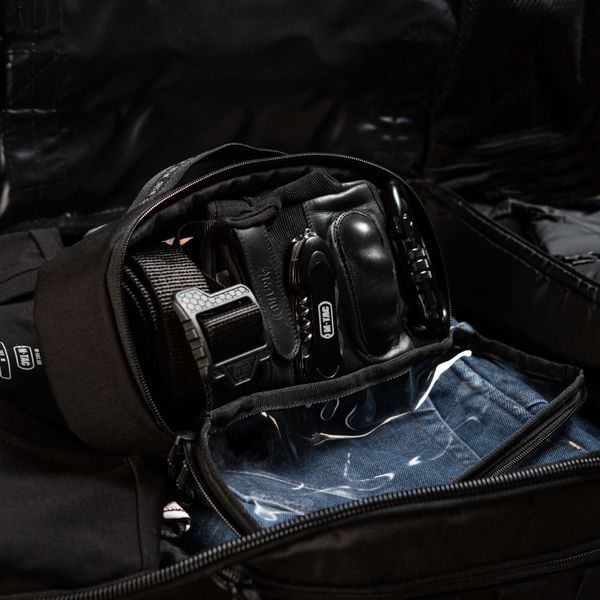 M-Tac органайзер утилітарний прозорий Elite Medium (26х11 см) Black 10147002-M фото