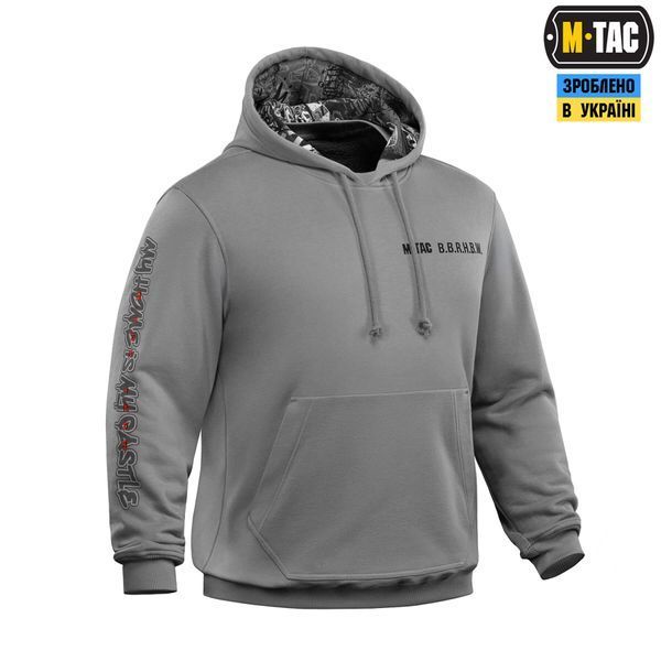M-Tac кофта Hoodie My Home is my Castle Oversize Hard Light Grey 20113011_XS фото