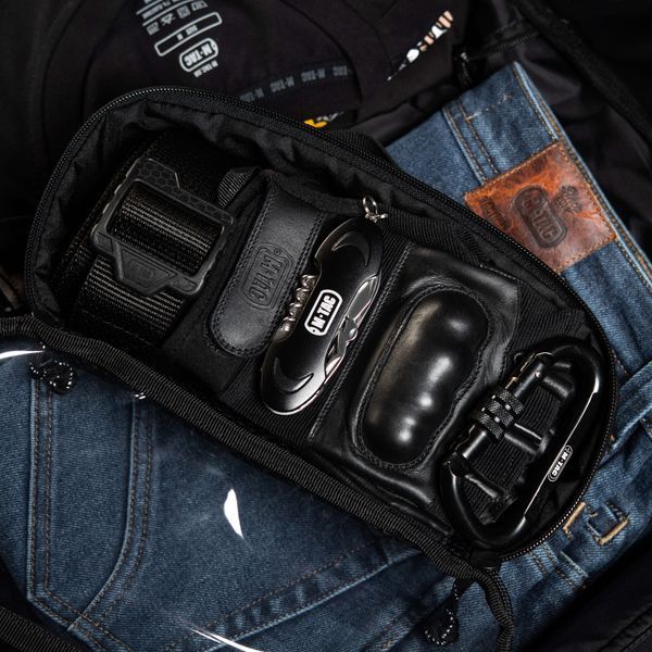 M-Tac органайзер утилітарний прозорий Elite Medium (26х11 см) Black 10147002-M фото