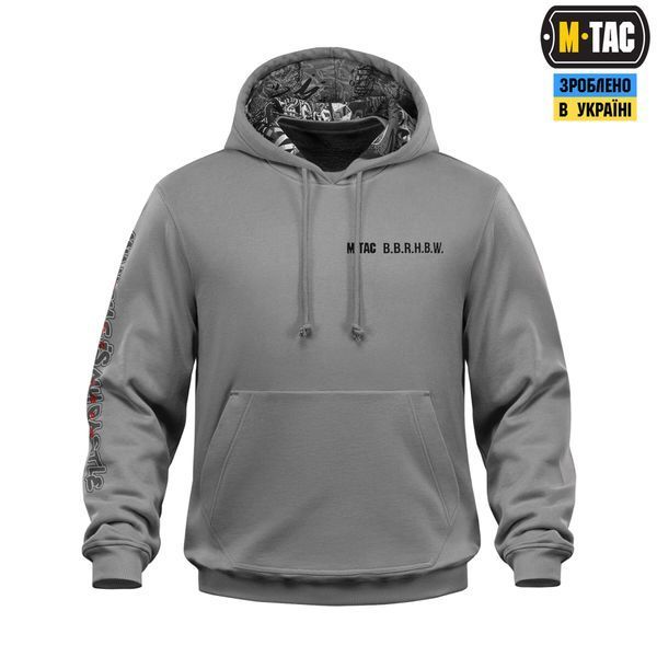 M-Tac кофта Hoodie My Home is my Castle Oversize Hard Light Grey 20113011_XS фото