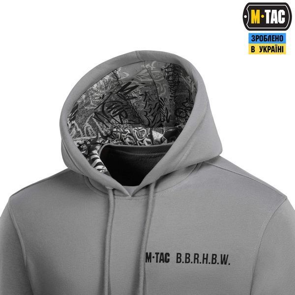 M-Tac кофта Hoodie My Home is my Castle Oversize Hard Light Grey 20113011_XS фото