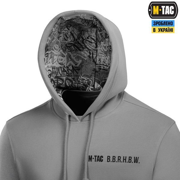M-Tac кофта Hoodie My Home is my Castle Oversize Hard Light Grey 20113011_XS фото