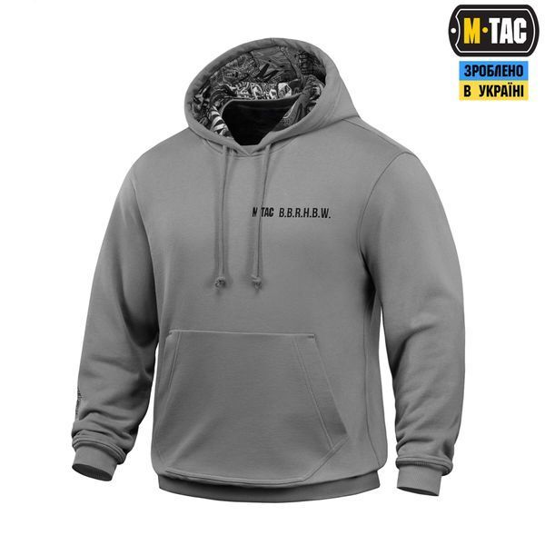 M-Tac кофта Hoodie My Home is my Castle Oversize Hard Light Grey 20113011_XS фото