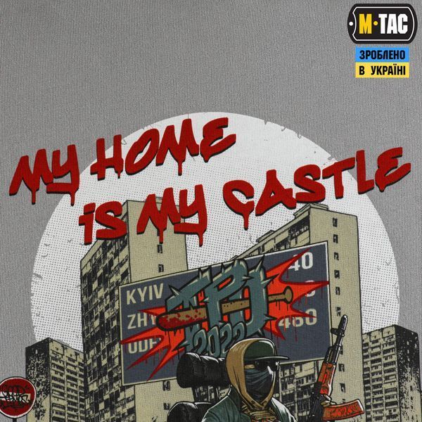 M-Tac кофта Hoodie My Home is my Castle Oversize Hard Light Grey 20113011_XS фото