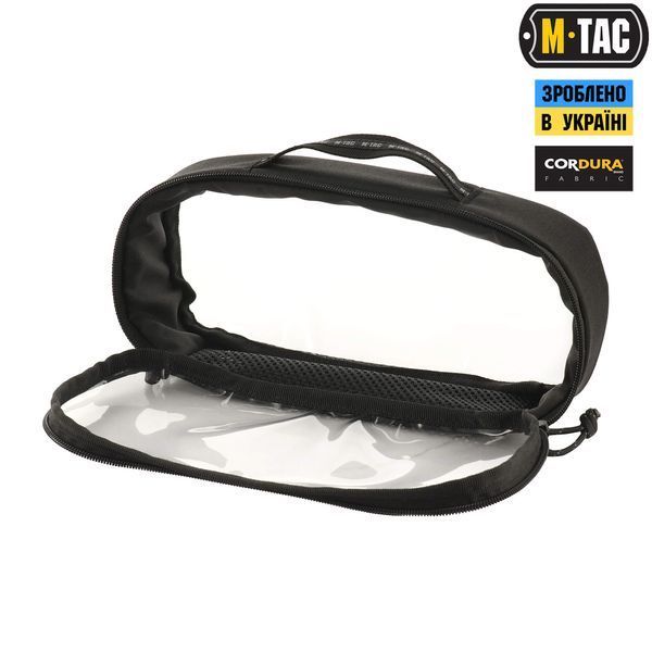 M-Tac органайзер утилітарний прозорий Elite Medium (26х11 см) Black 10147002-M фото
