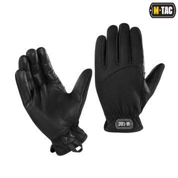 M-Tac рукавички Scout Tactical Mk.2 шкіряні Black 90319002_S фото