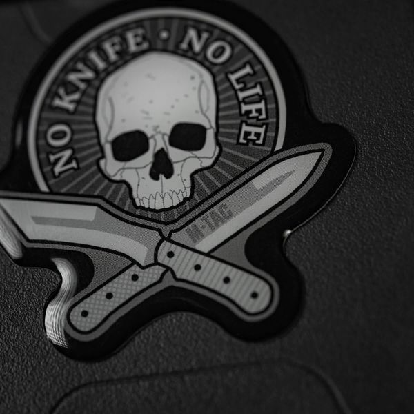 M-Tac наклейка об'ємна No Knife - No Life 51479111 фото