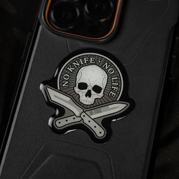 M-Tac наклейка об'ємна No Knife - No Life 51479111 фото