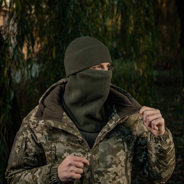 M-Tac шарф-труба анатомічний з затяжкою Elite фліс (320г/м2) Army Olive 40545062_S/M фото