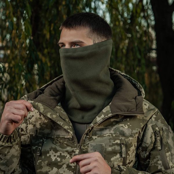 M-Tac шарф-труба анатомічний з затяжкою Elite фліс (320г/м2) Army Olive 40545062_S/M фото