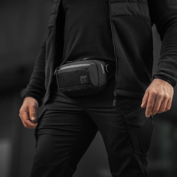 M-Tac сумка City Waist Bag з липучкою Lite-NR Elite Black 10404002 фото