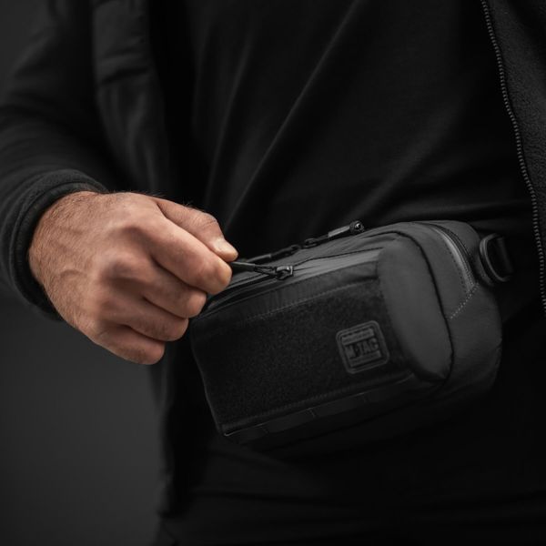 M-Tac сумка City Waist Bag з липучкою Lite-NR Elite Black 10404002 фото