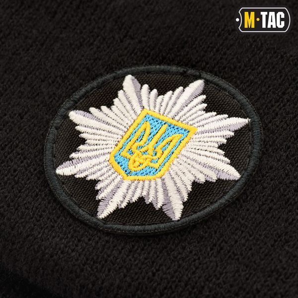 M-Tac шапка Поліція тонка в'язка 100% акрил Black 40555002_S/M фото