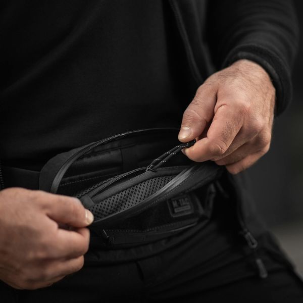 M-Tac сумка City Waist Bag з липучкою Lite-NR Elite Black 10404002 фото