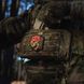 M-Tac нашивка Train Hard Fight Easy PVC Black/Red 51696233 фото 12