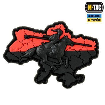 M-Tac нашивка Козацька Україна 3D PVC Red/Black 51349006 фото