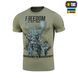 M-Tac футболка Freedom Light Olive 80072038_XS фото