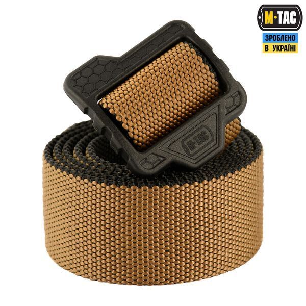 M-Tac ремінь Double Sided Lite Tactical Belt Hex Coyote/Black 20463005_S фото