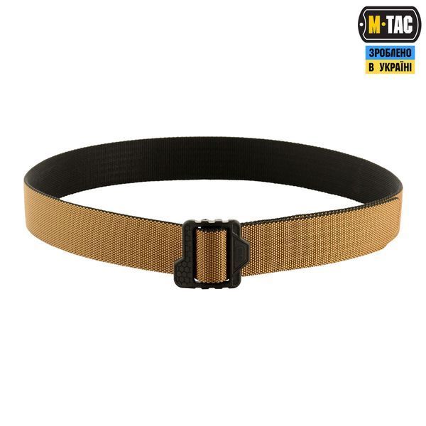 M-Tac ремінь Double Sided Lite Tactical Belt Hex Coyote/Black 20463005_S фото