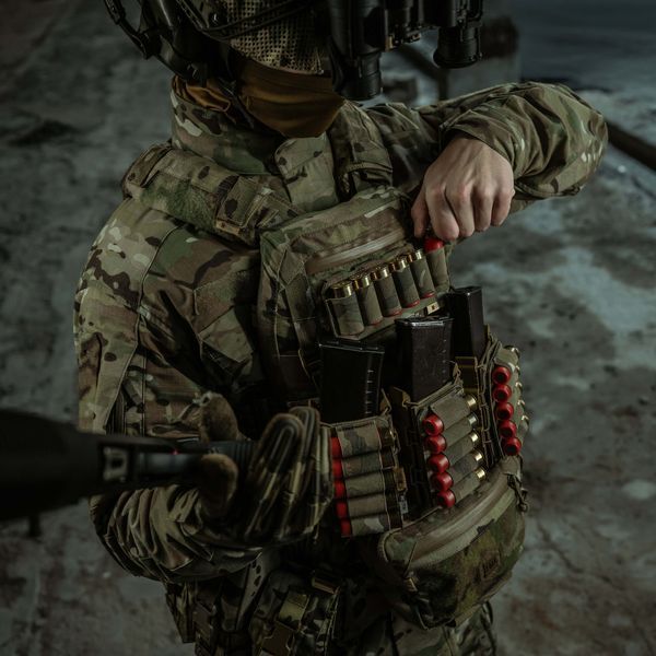 M-Tac підсумок для набоїв 12 калібру горизонтальний Laser Cut Multicam 10528008 фото