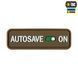 M-Tac нашивка Autosave PVC Coyote 51116705 фото
