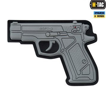 M-Tac нашивка Ф-12 3D PVC Grey 51205000 фото