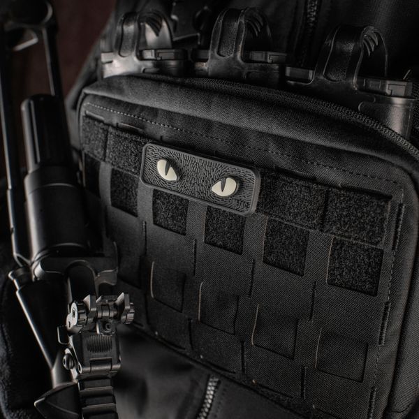 M-Tac нашивка Cat Eyes 3D PVC Black 51114002 фото