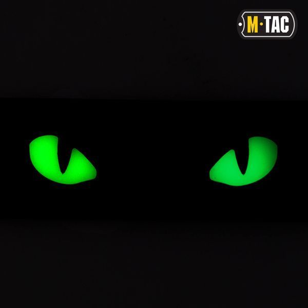 M-Tac нашивка Cat Eyes 3D PVC Black 51114002 фото