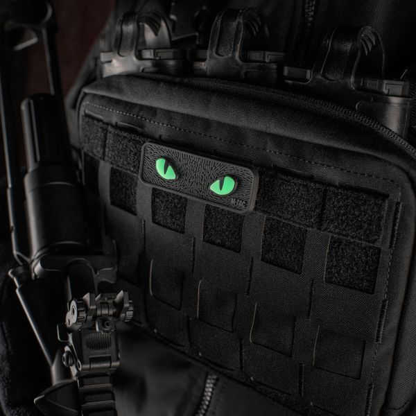 M-Tac нашивка Cat Eyes 3D PVC Black 51114002 фото