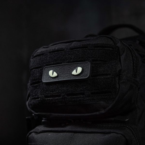 M-Tac нашивка Cat Eyes 3D PVC Black 51114002 фото