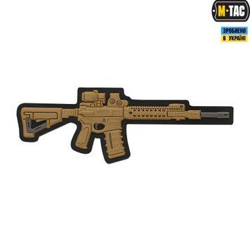 M-Tac нашивка AR-15 3D PVC Coyote 51112005 фото