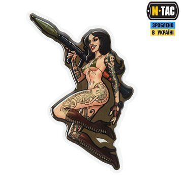 M-Tac наклейка об'ємна Tactical girl №9 РПГ Скандінавік 51500003 фото