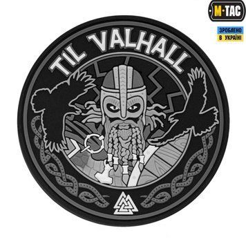 M-Tac нашивка Til Valhall PVC Grey/Black 51142112 фото