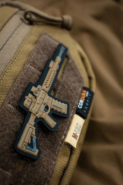 M-Tac нашивка AR-15 3D PVC Coyote 51112005 фото